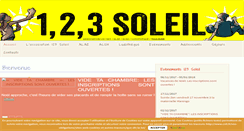 Desktop Screenshot of 123-soleil.org